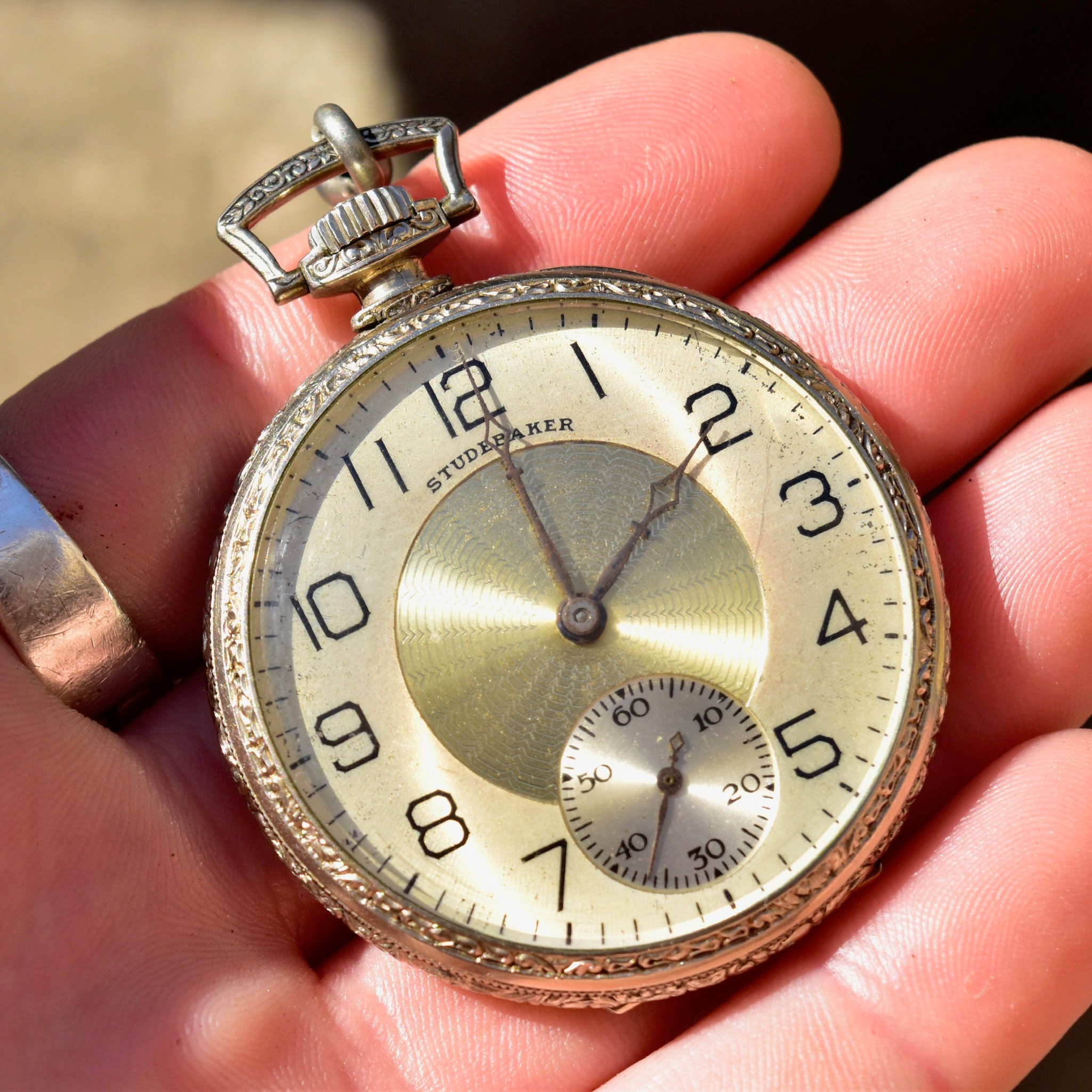 Studebaker pocket watch antique sale