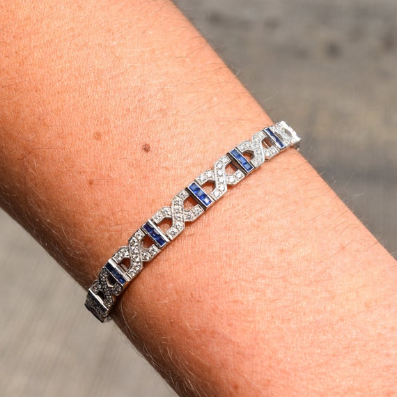 Sapphire 2024 infinity bracelet