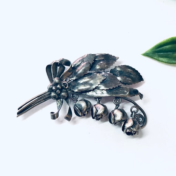 Vintage Brooch, Hobe Sterling, Hobe Brooch, Hobe J
