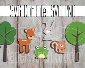 Woodland Animals Part II SVG/PNG File