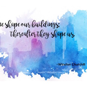 Wij vorm geven aan onze afdrukbare Buildings_Chicago