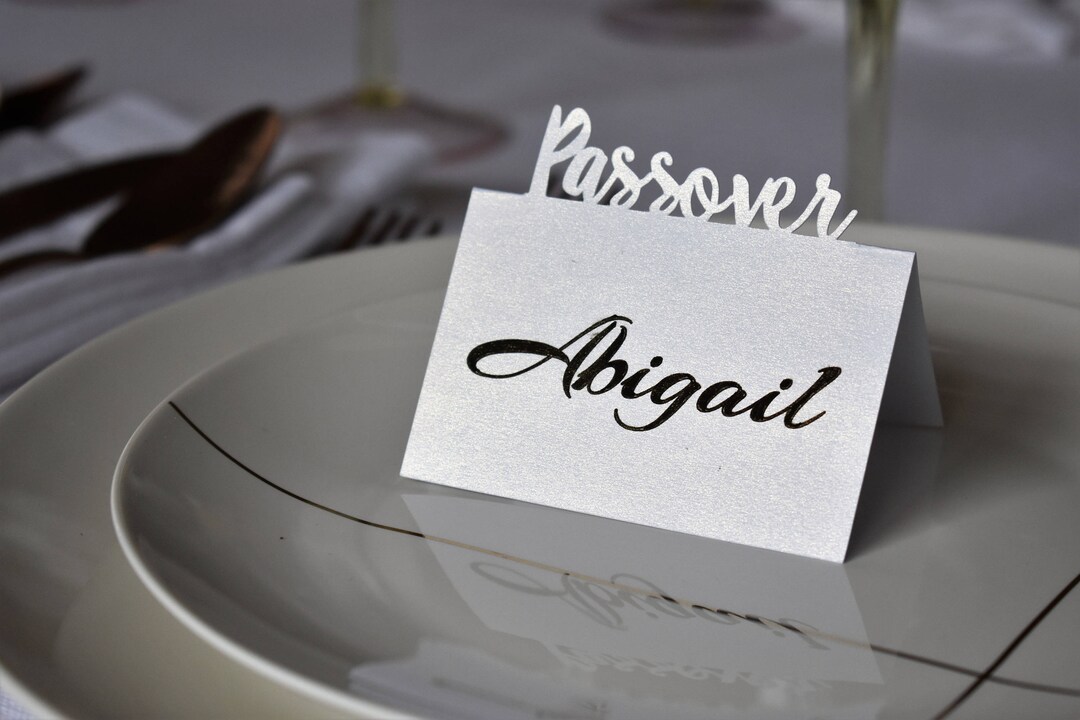 Passover Place Cards Stylish Passover Name Cards for Your - Etsy Canada