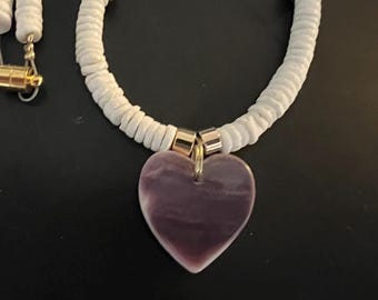 Wampum Necklace Heart
