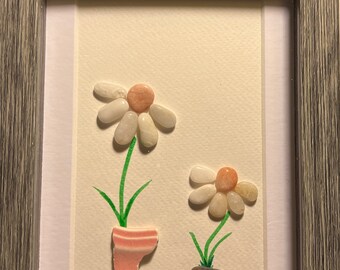 Beach Flower Art (twins)