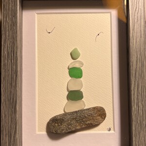 Sea Glass Lighthouse (teal milk light)