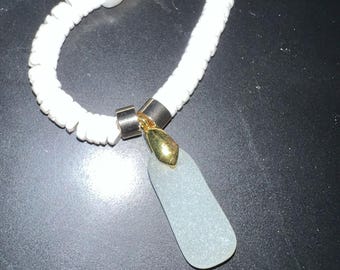Sea glass Shell Necklace
