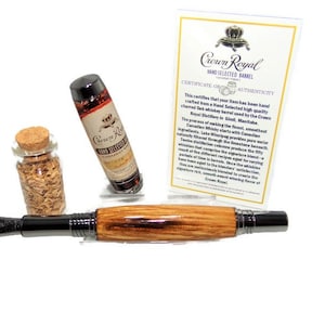 Crown Royal Whiskey Barrel Rollerball Fountain Pen