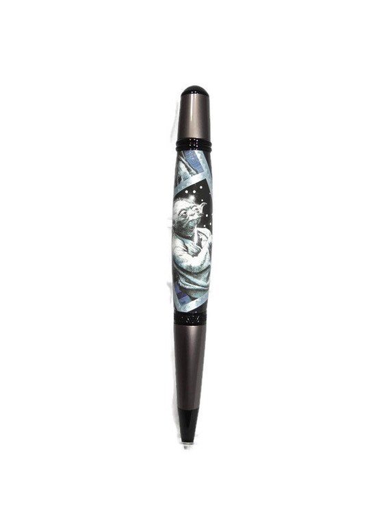 Star Wars Yoda Ballpoint Twist Pen Etsy