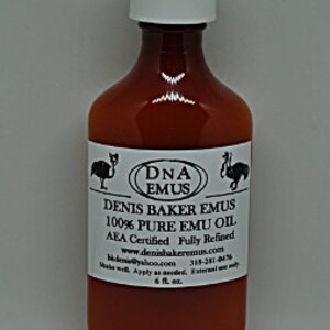 AEA Certified Fully Refined Pure Emu Oil 6 oz. Bottle Good For A Wide Array Of Applications