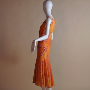 S/S 1998 Givenchy by Alexander McQueen rare silk runway documented dress from &quot;Rhinestone Cowgirls&quot; collection