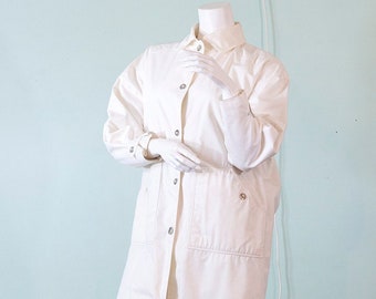 vintage Courrèges coat - designer coat from retro-futurism designer