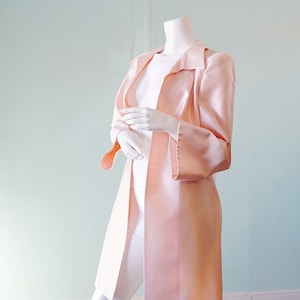 Escada Couture pale pink raw silk jacket image 1