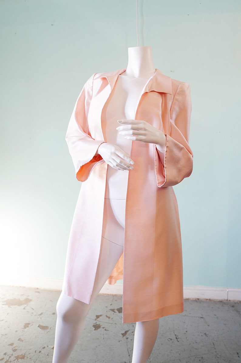 Escada Couture pale pink raw silk jacket image 3