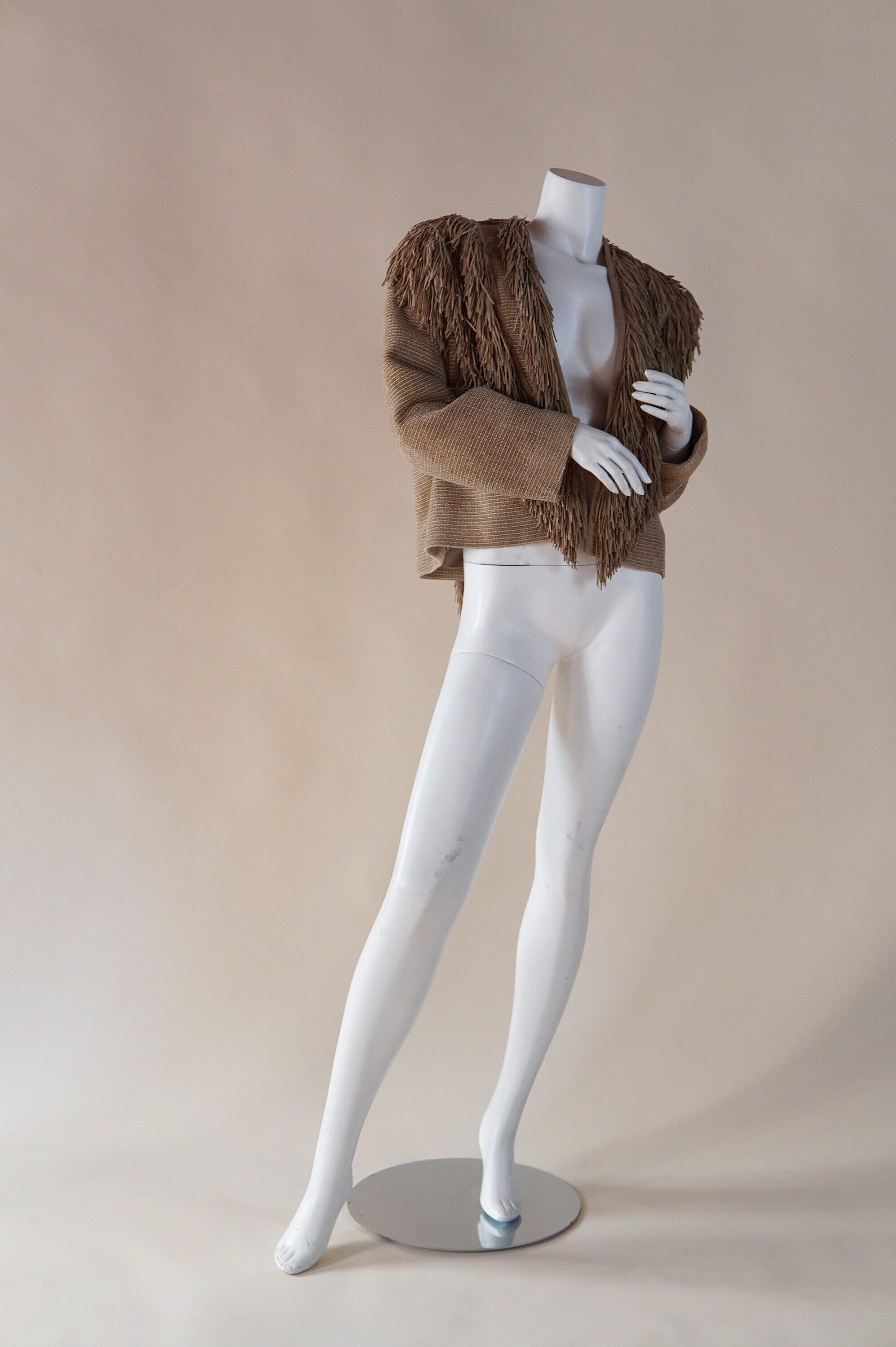 1970's issey miyake 特殊加工 シワ 伸縮 ブロック 立体（70s