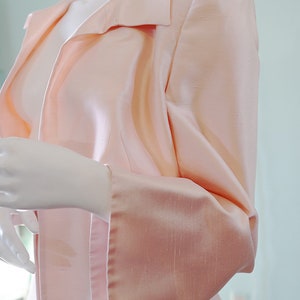 Escada Couture pale pink raw silk jacket image 5