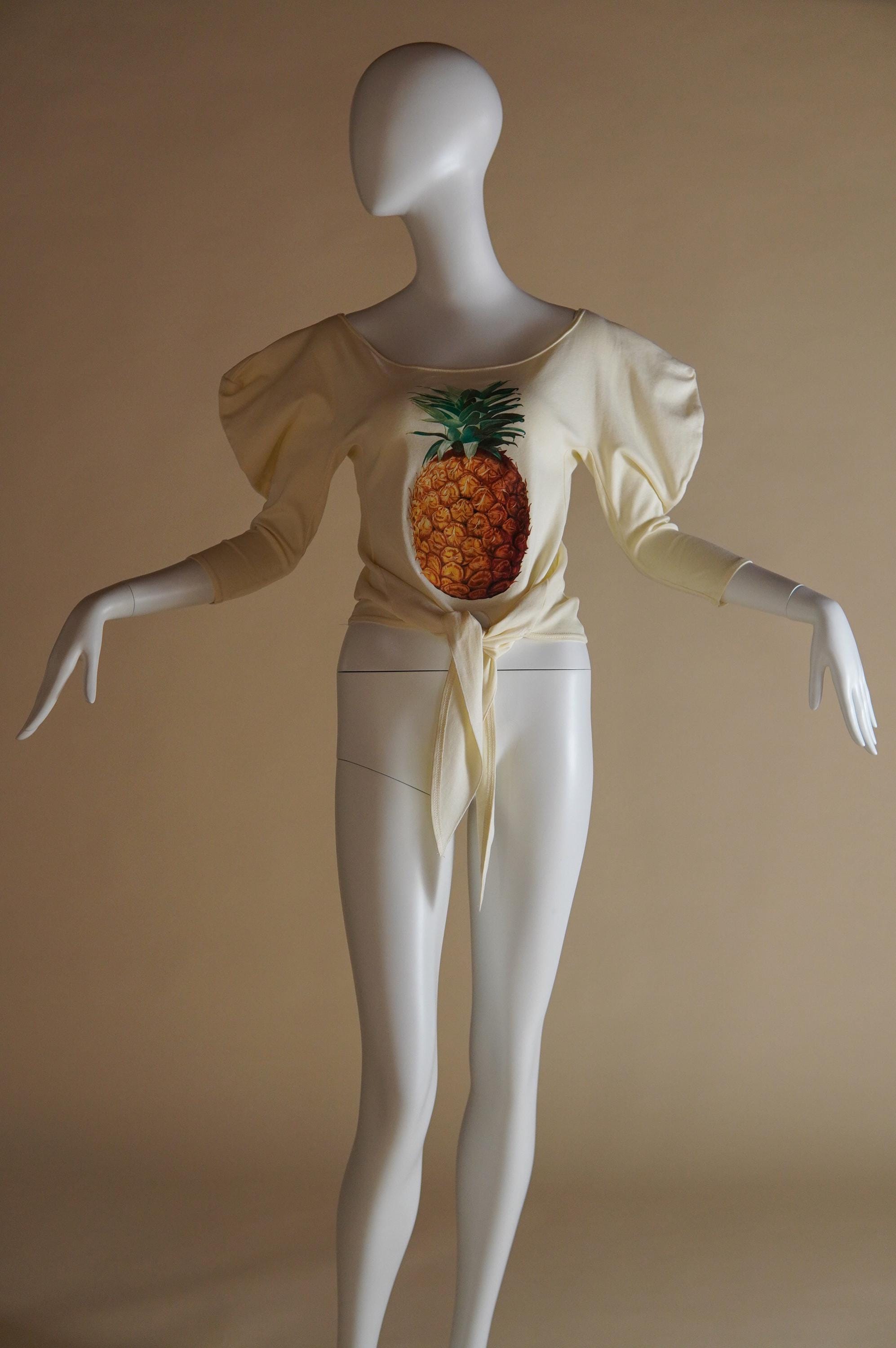 【STELLA MCCARTNEY】関税込☆Pineapple Tシャツ ホワイト Stella McCartney Pineapple T-shirt | White | FARFETCH UK