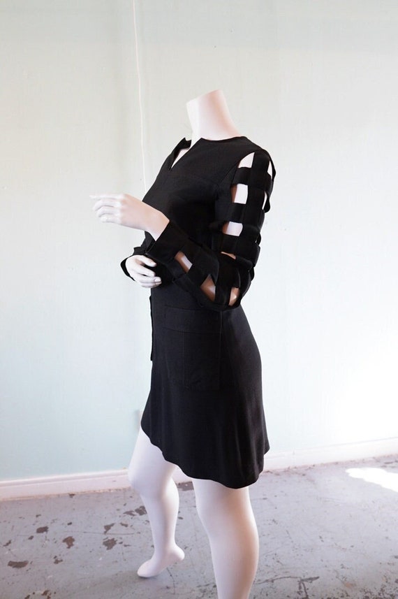 knee length dresses for ladies ZULU CAGE MINI DRESS main image 0