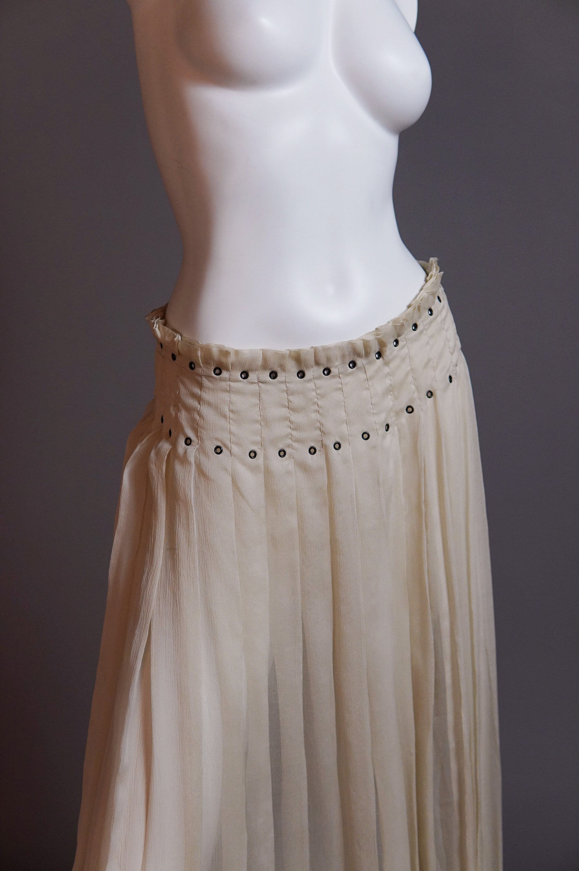 スカート PRADA Organza skirt Prada Women's' Mirror-Embellished Organza Midi-Skirt in