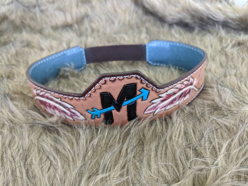 Bridal garter belt custom tooled leather Etsy