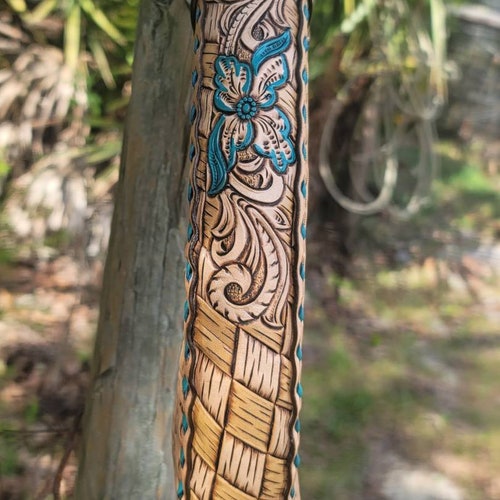 Custom Tooled Leather Steering Wheel Cover Etsy