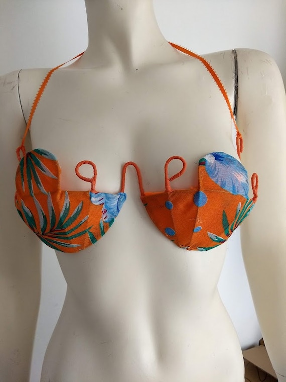 Bra Ready Covered Wire Frame Ready Size 34 36 B C Hand Made Made in USA  Fabric Carnival Bra Original Rea Notl Fake Breakable Copies -  Canada