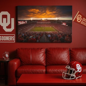Oklahoma Cholera | Gaylor Familie Oklahoma Gedenkstätte | Leinwand Wand Kunst Design für Haus und Büro Dekoration | CANVAS BEREIT zum Aufhängen