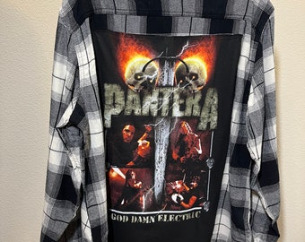 Pantera BAND FLANNEL Mens size XXL