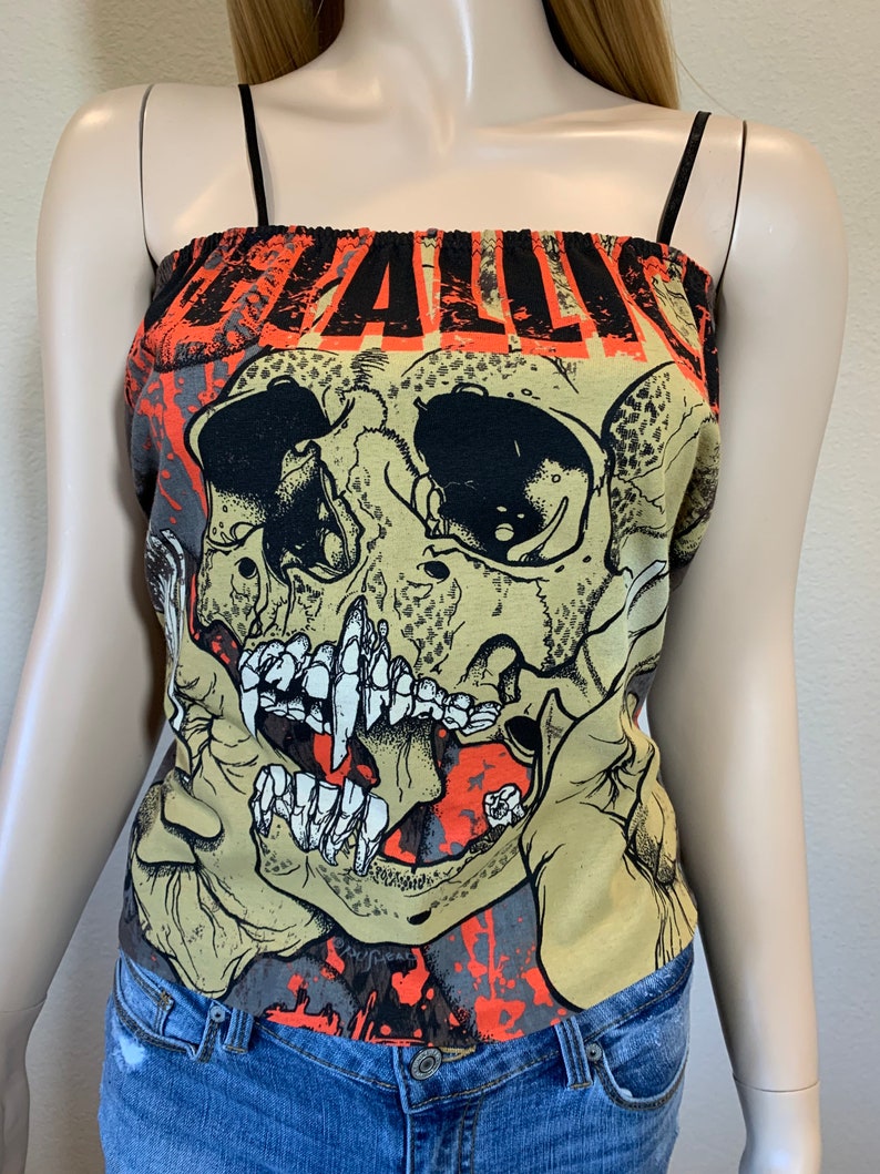 Metallica Tank Top Reconstructed Band Tee Size XS S M L