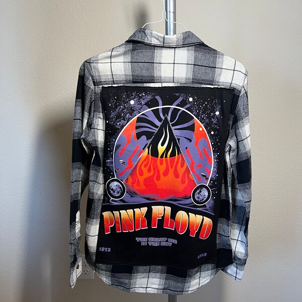 Pink floyd ROCK  FLANNEL Mens Size Small