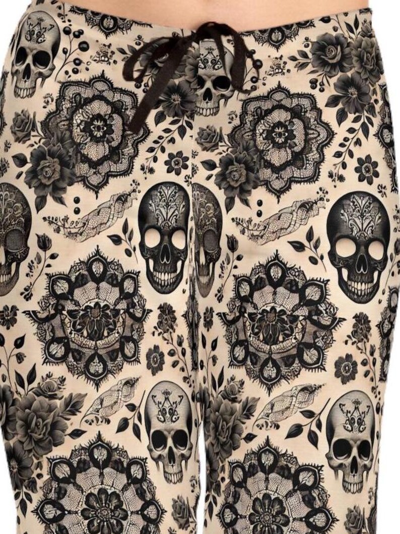 halloween skull design black lace design