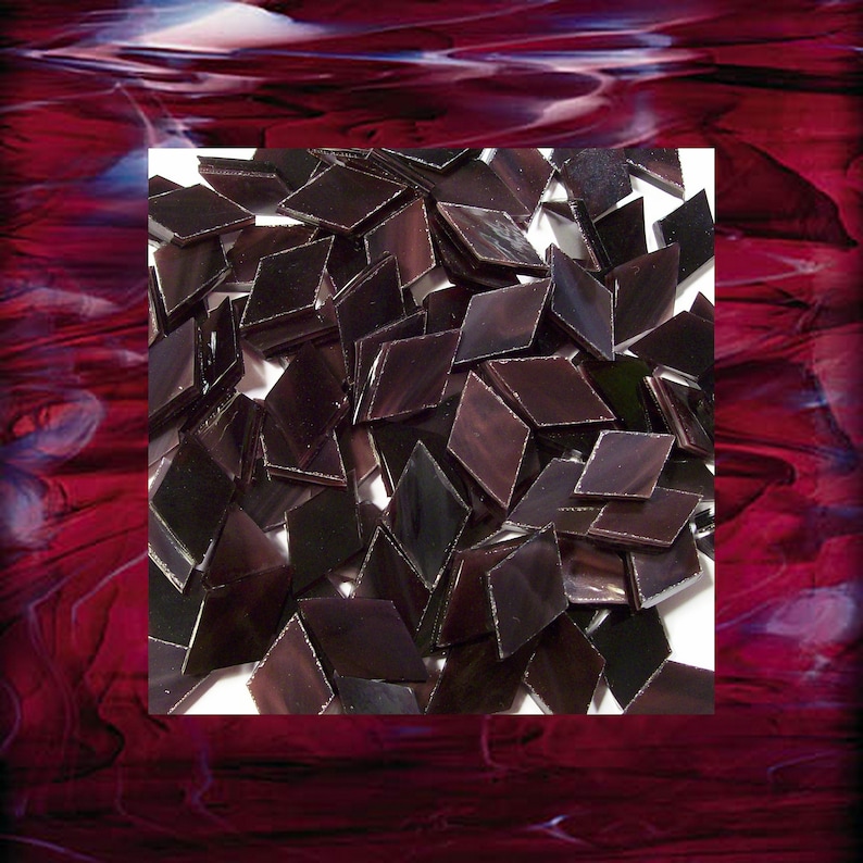 Mixed Mosaic Tessera Purple Mosaic Tile Kit Stained Glass.Variety Pack
