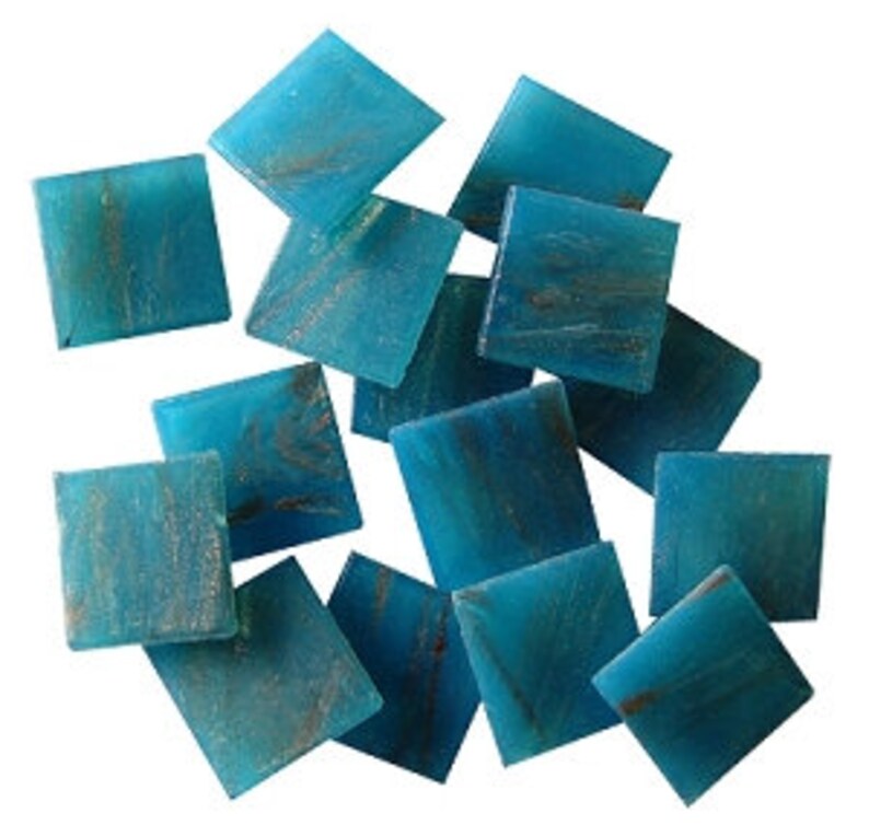 34 Gold Veined Venetian Glass Mosaic Tiles Single Colors and Mixes