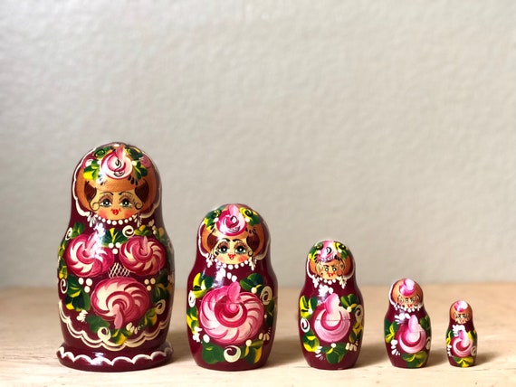 pink russian dolls