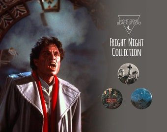 Fright Night 1" Button Collection - Horror, Cult