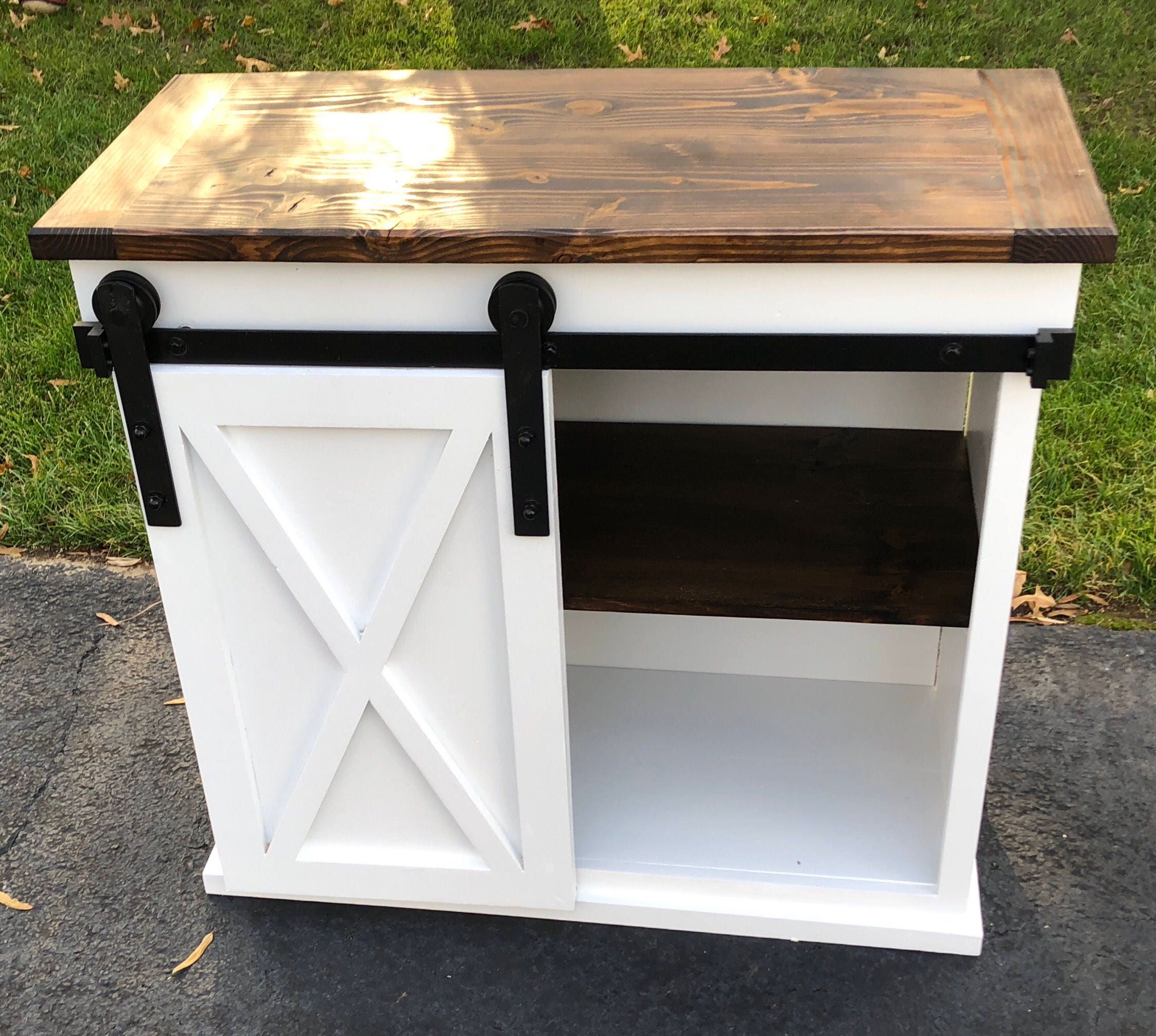 Farmhouse Style Sliding Barn Door Sideboard Barn Door Etsy