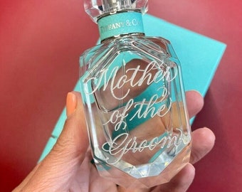 Custom engraved perfume bottle | Gift for Bride | Mother of the Bride Gift | Mother of the Groom Gift | Gift from Daughter | Gift from Son