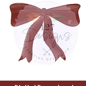 maroon bow png, maroon bow svg, watercolor bow, watercolor bow png, watercolor bow svg, bow shirt design, bow download
