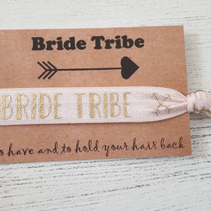 Bride Tribe Elastic Hair Tie / Wrist Band / Hen party Favour image 4