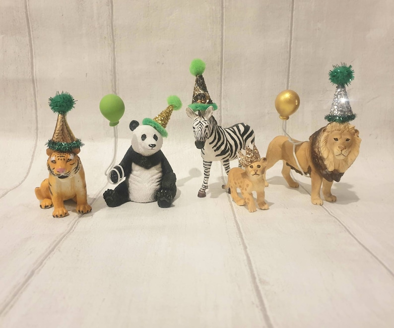 Animal Cake Topper Hats and Crowns Etsy