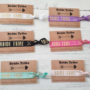 Bride Tribe Elastic Hair Tie / Wrist Band / Hen party Favour