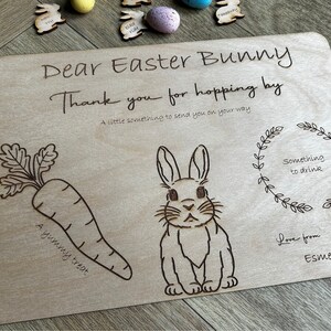 Easter Bunny Treat Board | Easter Bunny Tray | Easter Decor