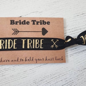 Bride Tribe Elastic Hair Tie / Wrist Band / Hen party Favour image 8