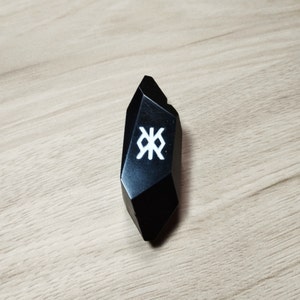 Runestone pendant Black