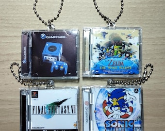 Mini CD Case Keychain with NFC Chip – Retro Gift for Gamers