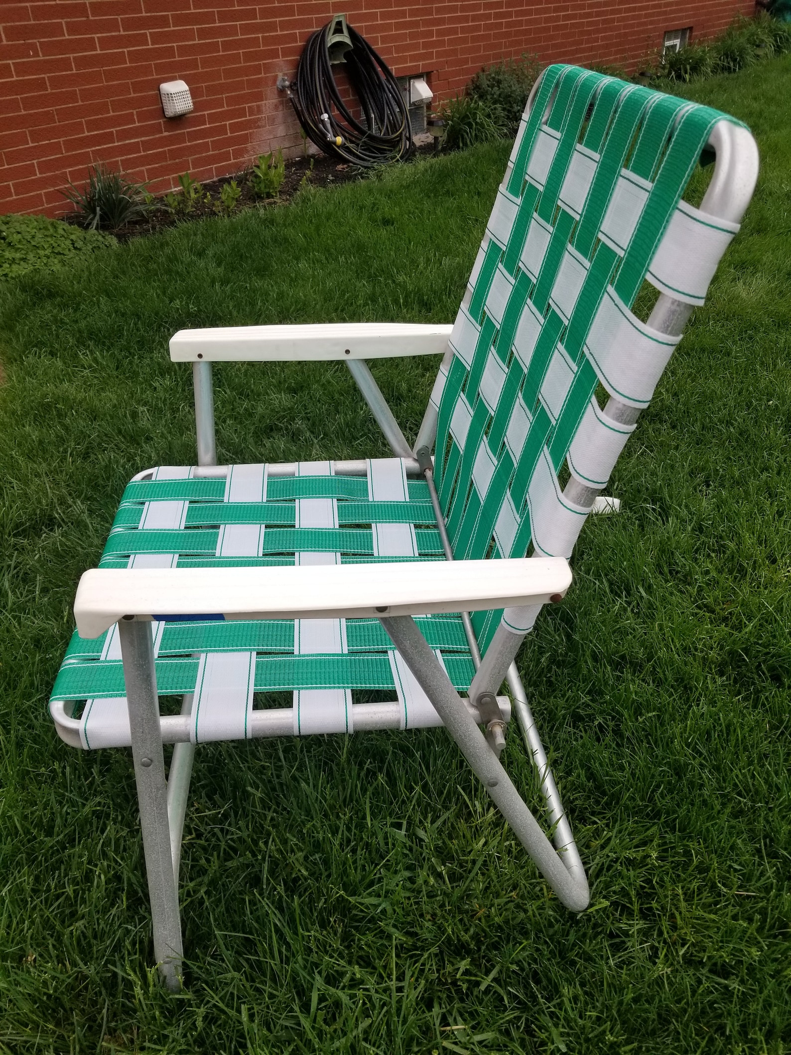 Retro / Vintage Aluminum bed Lawn Chair Etsy