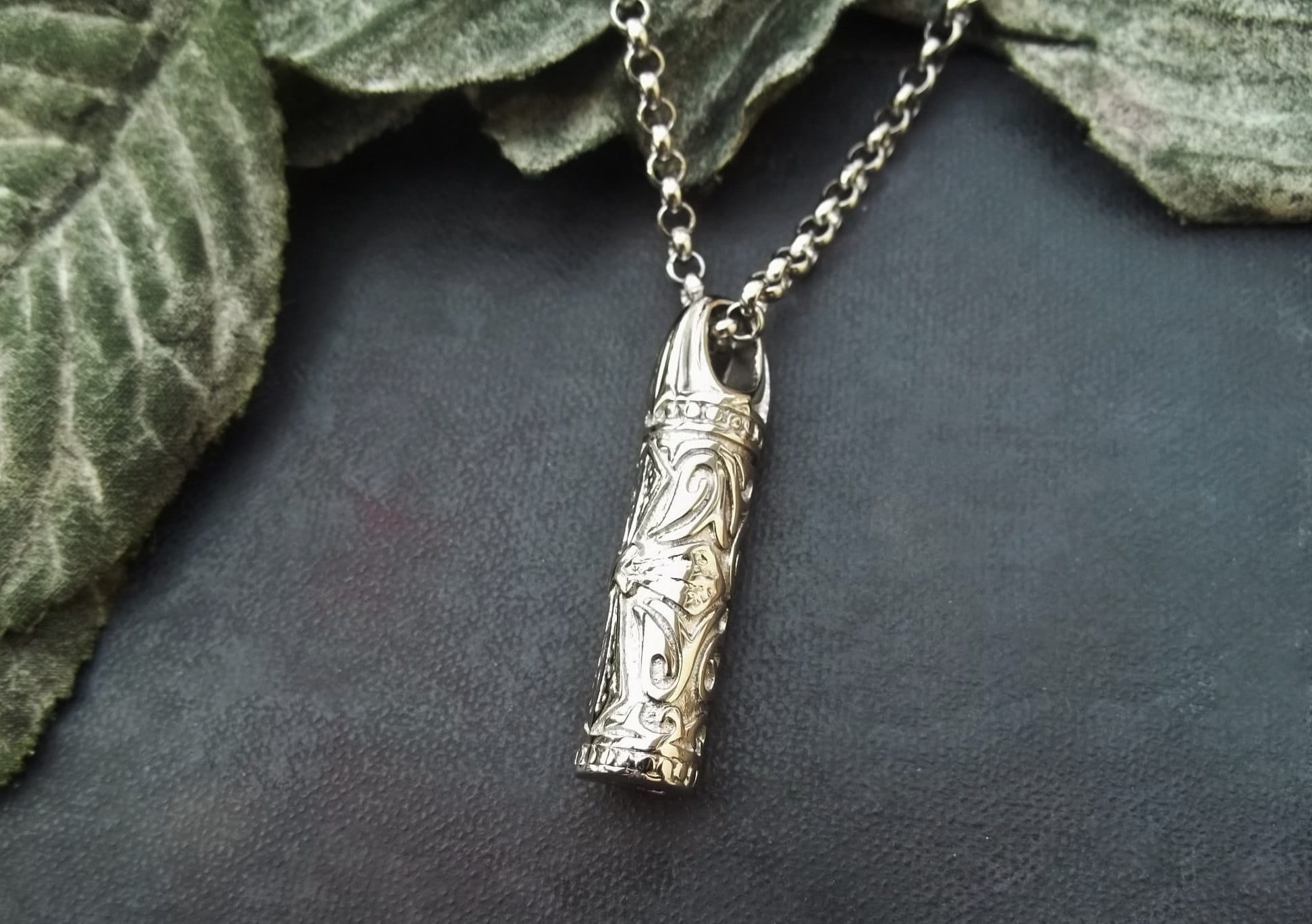 Men's urn necklace vintage style urn cremation jewelry Etsy