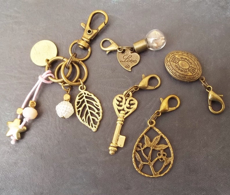 Locket Photo Pendant Medallion Vintage Style Keepsake Memorial Jewelry Remembrance Key Wild Flowers Terrarium Pendant Love Heart Keychain