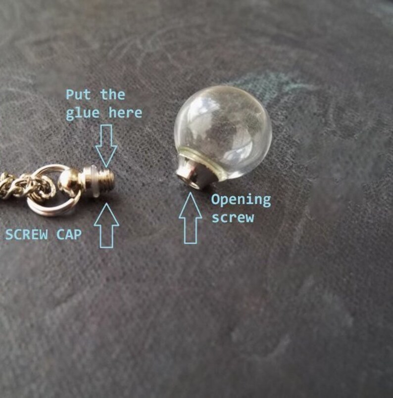 2 PIECES Mini Glass Urn Ashes Cremation Jewelry Keepsake Keychain Fillable Glass Globe Key Charm Heart Purple Amethyst Cremation Pendant