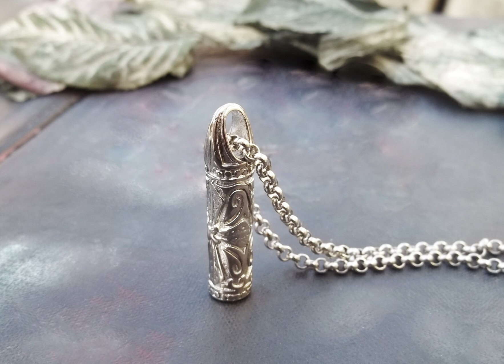 Men's urn necklace vintage style urn cremation jewelry Etsy