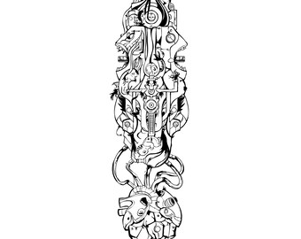 Fragment 39 – Fragments of Form | Printable Adult Coloring Page Digital Download